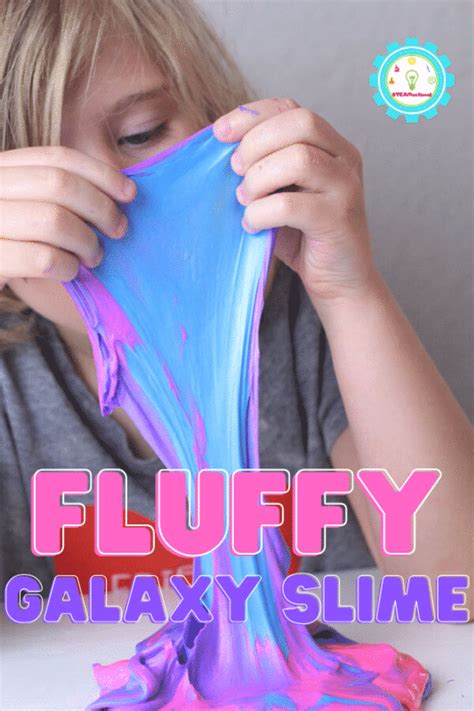How To Make Fluffy Galaxy Slime Just 3 Ingredients