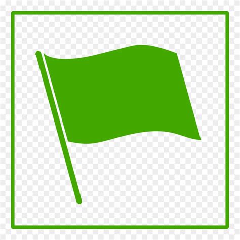 Download Green Flag Icon Clipart 68806 Pinclipart