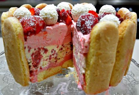 Vanilla And Raspberry Ice Cream Cake Recipe Mumslounge