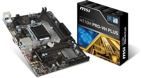 Msi H110m Pro Vh Plus Motherboard Msi