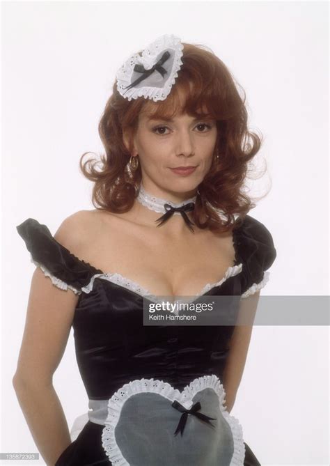 English Actress Joanne Whalley Wearing A Saucy Maid S Outfit As Lori