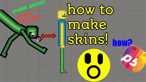 How To Make Your Own Skins Characters In Melon Playground Tutorial