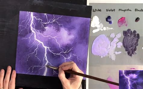 How To Paint Lightning 10 Amazing And Easy Tutorials