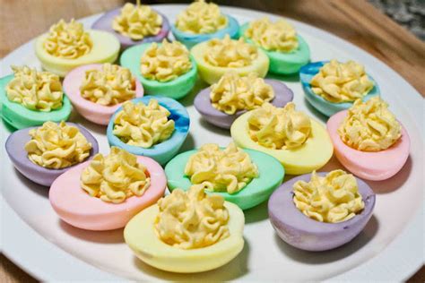 Colored Stuffed Deviled Eggs 247 Moms