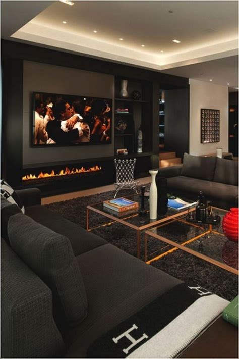 Black Modern Bedroom Furniture Awesome Black Living Room Ideas You