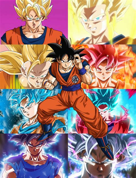 Plan to eradicate the saiyans. Goku's All Form In Dragon Ball Super by THANHDB on DeviantArt