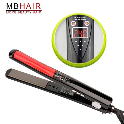 Buy Mbhair Lcd Display Titanium Plates Flat Iron