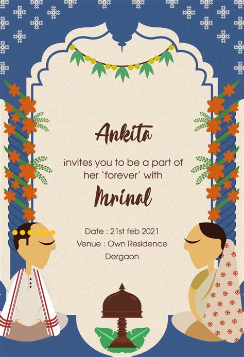The duration of song is 03:48. Assamese Wedding Card / 200 Biya R Invitation Ideas Wedding Cards Wedding Invitations ...