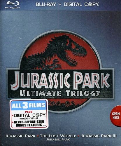 Jurassic Park Ultimate Trilogy Blu Ray