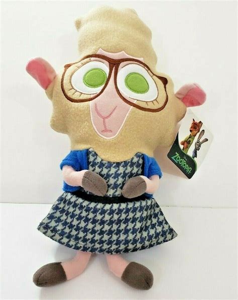 Disney Zootopia Assistant Mayor Bellwether Soft Plush 13 Tall Pillow