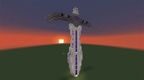 I Made A Giant Nether Portal Sword Rminecraft