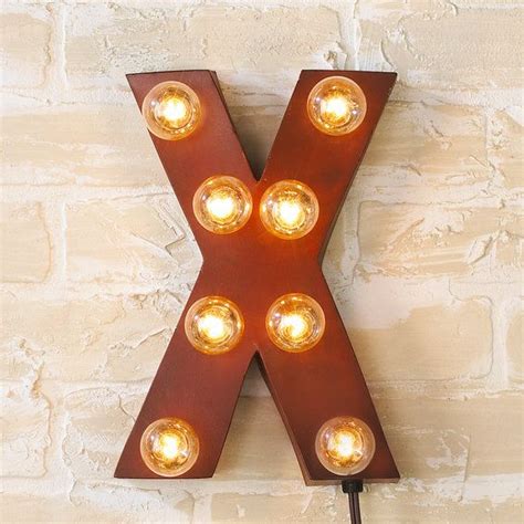Vintage Style Sign Letters Sconce In 2021 Vintage Marquee Sign Wall