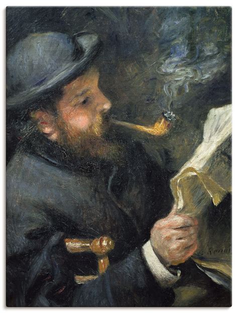 Entdecken Sie Das Motiv Bildnis Claude Monet Mit Pfeife Von Pierre