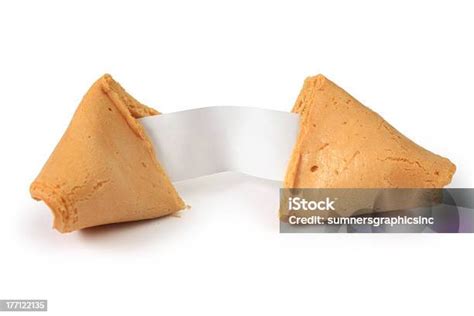 Fortune Cookie Opened Stock Photo Download Image Now Chinese