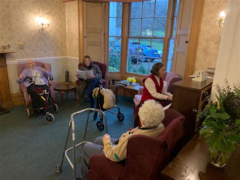 Afternoon Sing Song Penpergwm House Residential Care Home