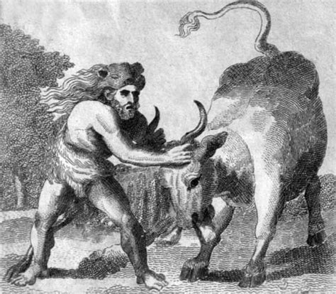 Cretan Bull Bull Illustration Legendary Creature
