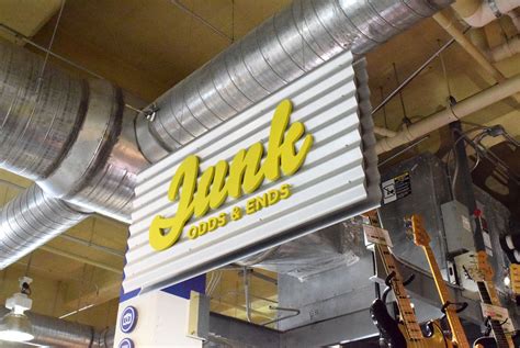 Junk Goods Ends Sign Clarence Lee Design Associates Llc