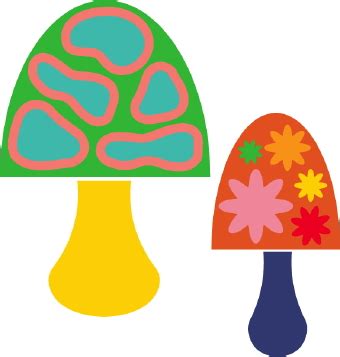 Scopri ricette, idee per la casa, consigli di stile e altre idee da provare. Colorful Mushrooms clip art