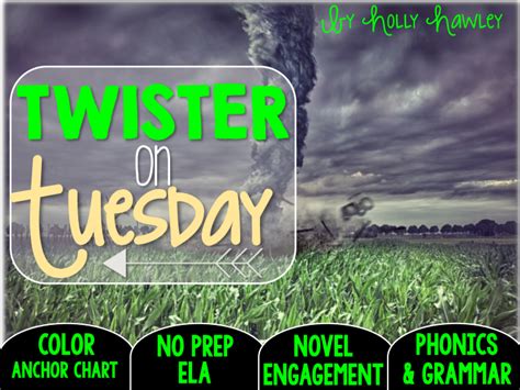 Twister On Tuesday No Prep Ela Teaching Resources