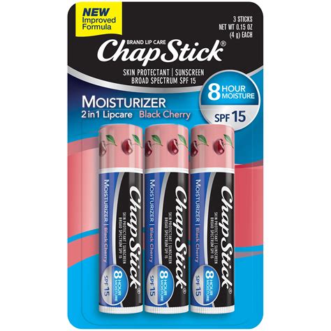 Chapstick Lip Moisturizer Black Cherry Ct Long Card Walmart Com