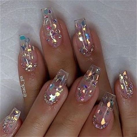 Cookiepower50 Clear Nail Designs Summer Acrylic Nails Best Acrylic