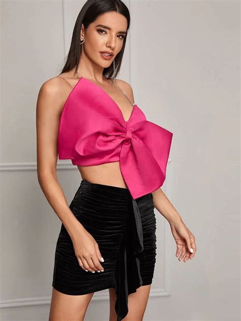 Ruffle Skirt Bandeau Skirt Bow Skirt Strapless Bandeau Chic Outfits