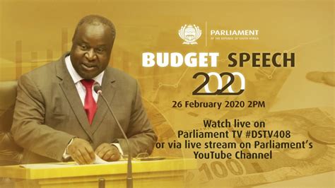 It is a budget of a government that gets things done. BUDGET SPEECH IN PARLIAMENT - 26 FEBRUARY 2020, 2PM - YouTube