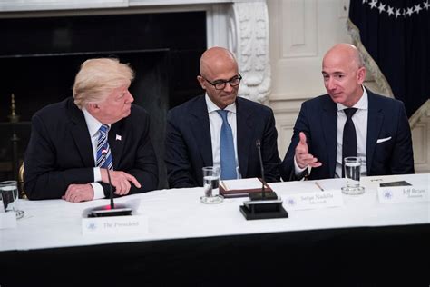 Why Trump Went After Bezos Two Billionaires Across A Cultural Divide