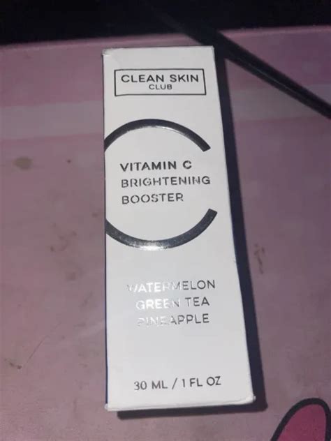 Clean Skin Club Vitamin C Brightening Booster 1 Oz 30ml Full Size 18