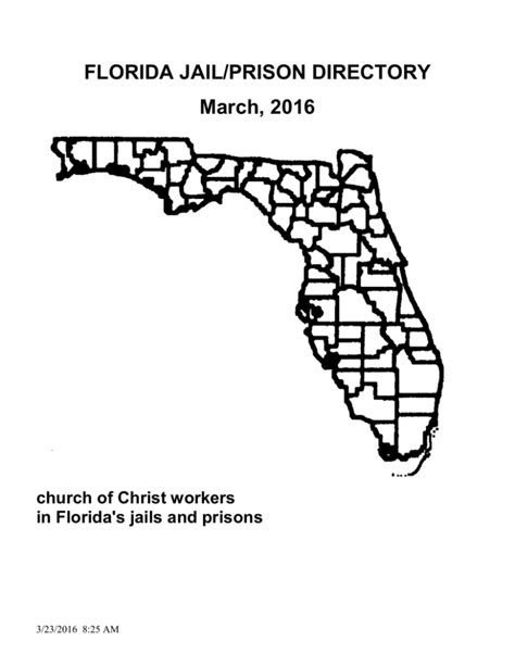 List Of Florida Workers And Florida Prisons
