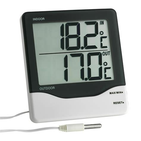 Tfa Digital Thermometer Wprobe Minmax 301011