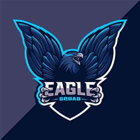 Eagle Mascot Esport Logo Design 16143879 Vector Art At Vecteezy