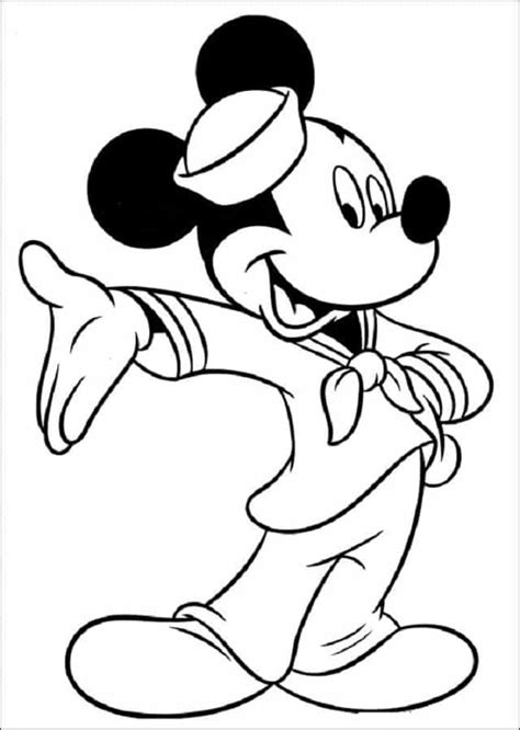 Dibujos De Mickey Mouse Para Colorear Descarga Estos Dibujos De Minnie Para Colorear Listos