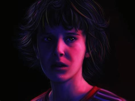 1400x1050 Stranger Things Eleven 4k Artwork New 1400x1050 Resolution Hd