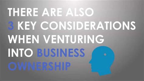 Business ownership means having control over a business enterprise and being able to dictate its ...