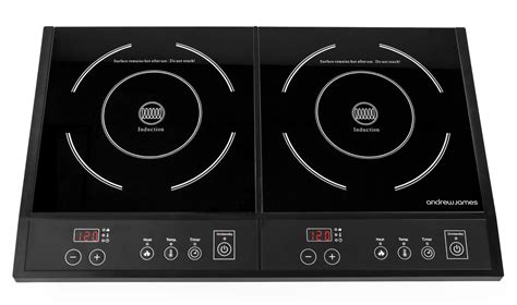 Andrew James Digital Electric Double Induction Hob 2800 Watts Amazon