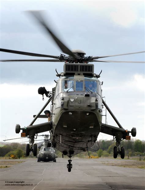Royal Navy Sea King Mk 4 Helicopter From Commando Helicopter Force