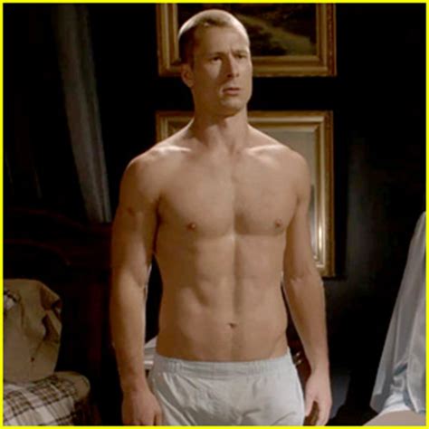 Glen Powell Went Shirtless On Scream Queens Yet Again Glen Powell