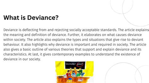 What Is Deviance Definition Causes Types Theories Examples
