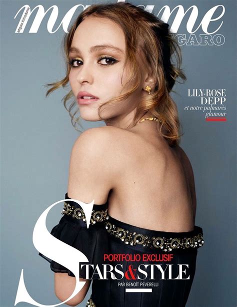 Lily Rose Depp On The Cover Of “madame Figaro” Magazine Lily Rose