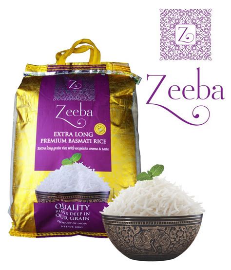 1.what are the benefits of consuming basmati rice? Zeeba Extra Long Premium Basmati Rice Raw Rice 10 kg: Buy ...