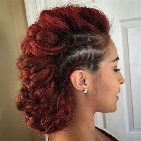 70 Most Gorgeous Mohawk Hairstyles Of Nowadays Braided Hairstyles Updo