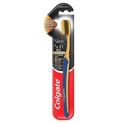 Colgate Slim Soft Charcoal Gold Toothbrush Colgate Sg