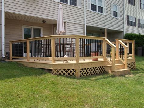 Here is one possible way you can arrange a handrail along a stair rail. Deck Railing and Spindles - Vinyl and Wood Deck Rails ...