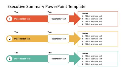 Powerpoint Executive Summary Template Ppt