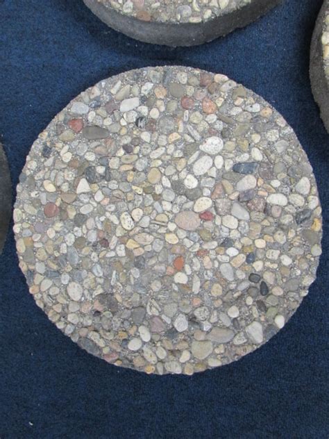 Lot Detail Five 15 Exposed Aggregate Stepping Stones