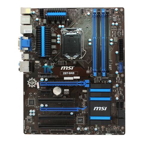 For Msi Motherboard Z87 G43 Lga 1150 Socket H3 Intel Z87 Chipset Ddr3