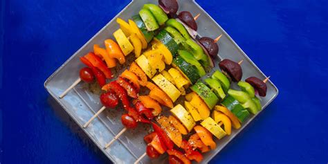 Rainbow Vegetable Skewers Recipe Bodi