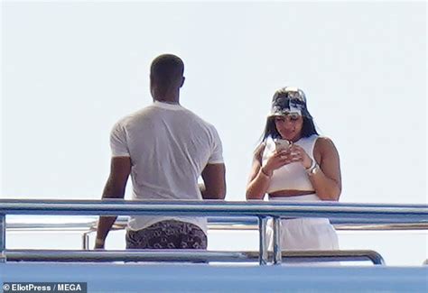 Michael B Jordan Dutifully Takes Instagram Snaps For Girlfriend Lori Harvey In St Barts