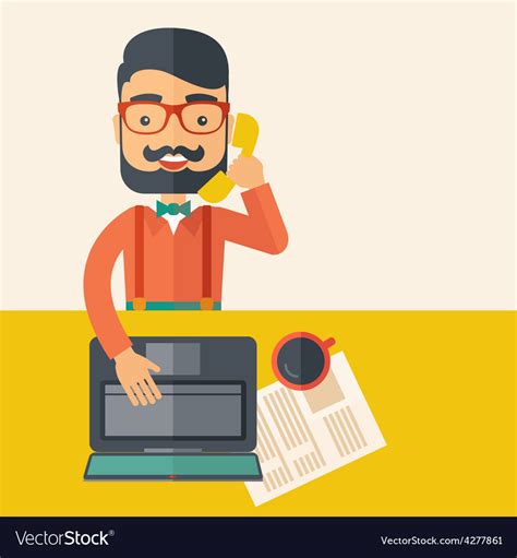 Telemarketing Royalty Free Vector Image Vectorstock